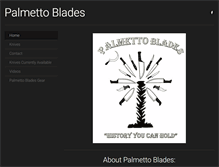 Tablet Screenshot of palmettoblades.com